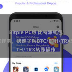 Bitpie PC版 比特派钱包转账教程详解，快速了解BTC/ETH/TRX转账操作