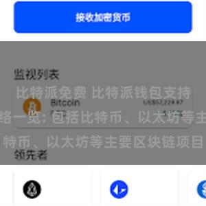 比特派免费 比特派钱包支持的区块链网络一览: 包括比特币、以太坊等主要区块链项目