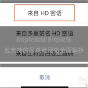 Bitpie地址 Bitpie钱包支持的区块链网络全面解析