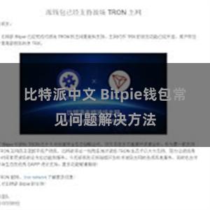 比特派中文 Bitpie钱包常见问题解决方法