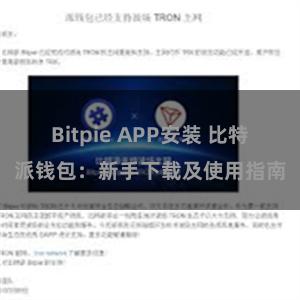 Bitpie APP安装 比特派钱包：新手下载及使用指南