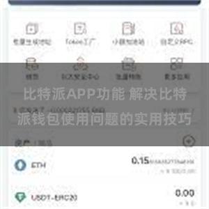 比特派APP功能 解决比特派钱包使用问题的实用技巧