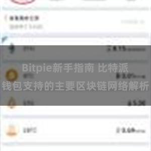 Bitpie新手指南 比特派钱包支持的主要区块链网络解析