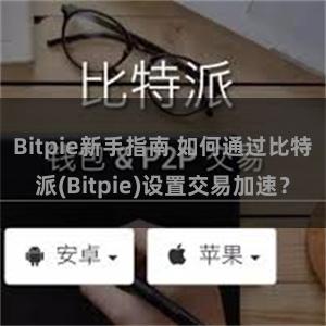 Bitpie新手指南 如何通过比特派(Bitpie)设置交易加速？