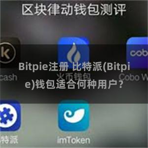 Bitpie注册 比特派(Bitpie)钱包适合何种用户？