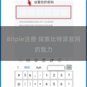Bitpie注册 探索比特派官网的魅力