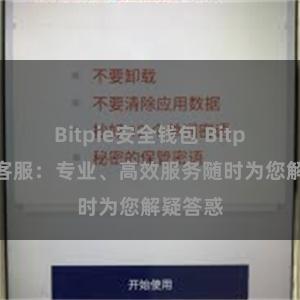 Bitpie安全钱包 Bitpie在线客服：专业、高效服务随时为您解疑答惑