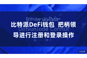 比特派DeFi钱包  把柄领导进行注册和登录操作